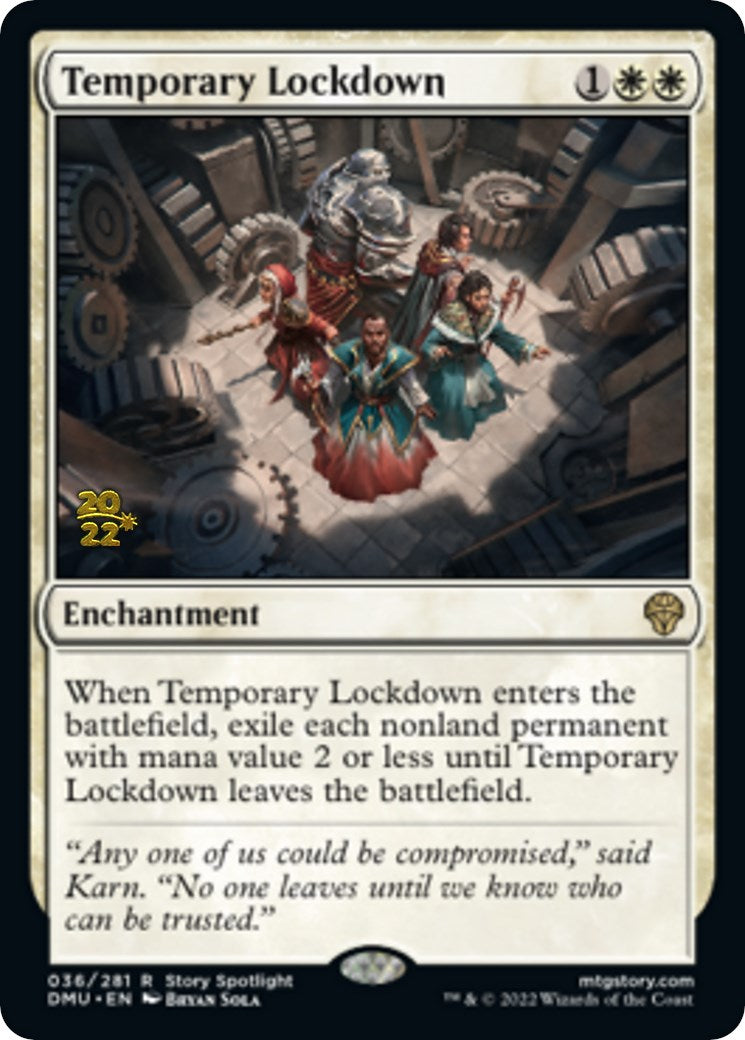 Verrouillage temporaire [Promos de la pré-sortie Dominaria Uni]
