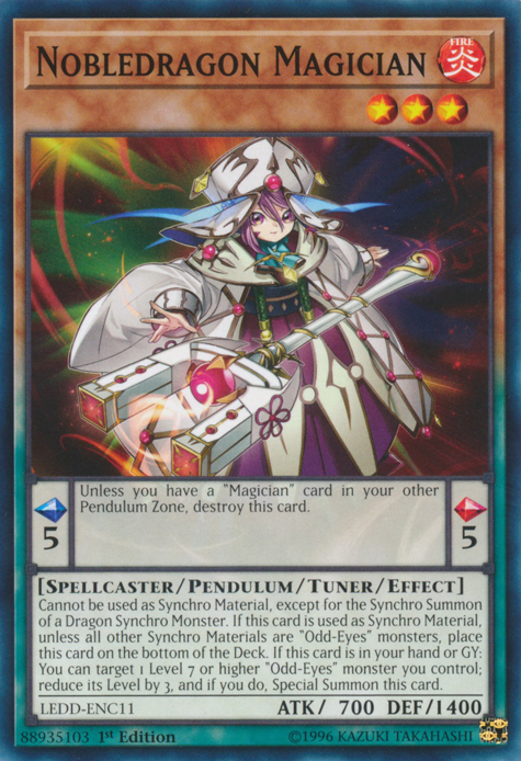 Mago Noble Dragón [LEDD-SNC11] Común