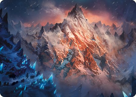 Carte d'Art Montagne [Le Seigneur des Anneaux : Contes de la Terre du Milieu - Série d'Art]