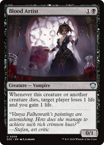 Artista de la sangre [Secrets of Strixhaven Commander]