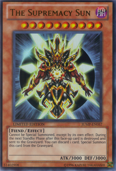 Le Soleil de la Suprématie [JUMP-EN057] Ultra Rare