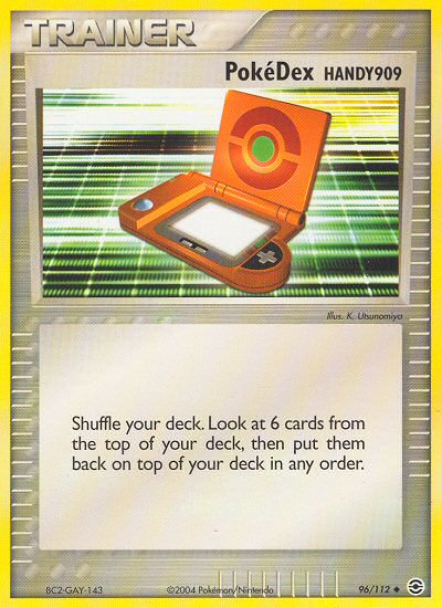 Pokédex HANDY909 (96/112) [EX : Rouge Feu & Vert Feuille]
