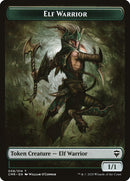 Ange // Guerrier Elfe Jeton double face [Commander Legends Tokens]