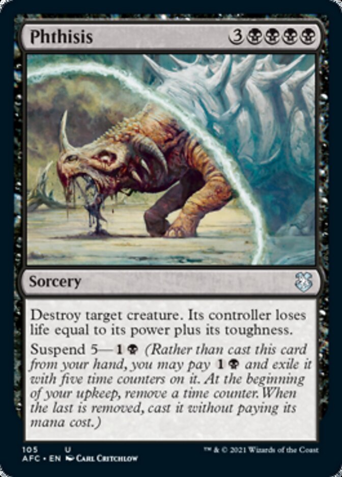 Phtisie [Donjons & Dragons : Commander Légendes de la côte de la mort]