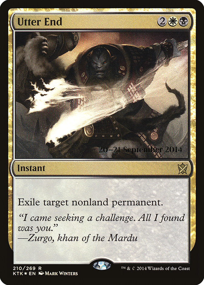 Fin Absoluto [Khans of Tarkir Prerelease Promos]