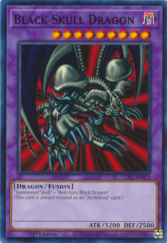 Dragón Calavera Negra [LDS1-SP012] Común