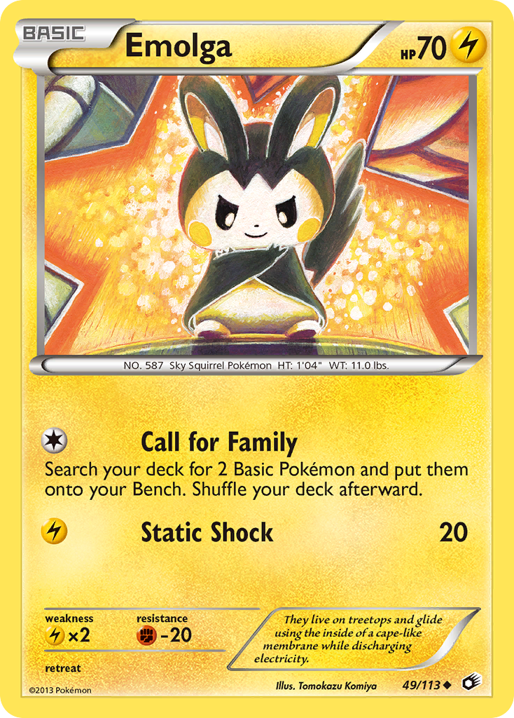 Emolga (49/113) [Negro y Blanco: Tesoros Legendarios]