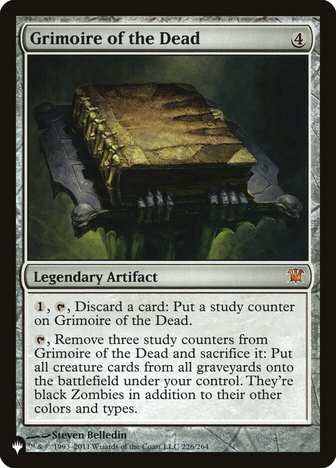 Grimoire des morts [La liste]