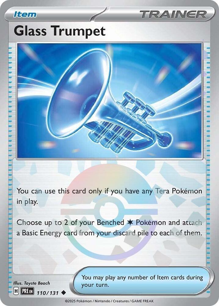 Trompette de verre (110/131) (Motif Poké Ball) [Écarlate et Violet : Évolutions prismatiques]