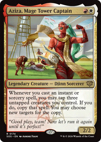 Aziza, Capitaine de la tour des mages [Secrets de Strixhaven]