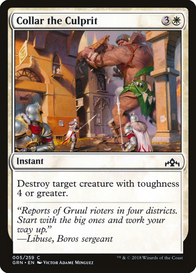 Arrêtez le coupable [Guilds of Ravnica]