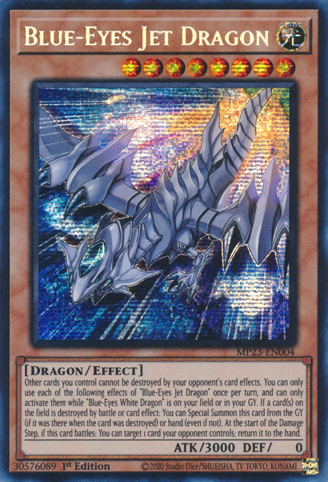 Dragón Jet de Ojos Azules [MP23-EN004] Secreta Rara Prismática
