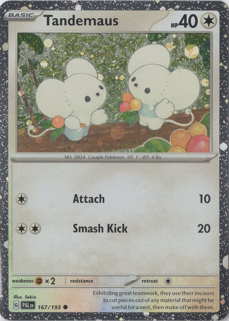 Tandemaus (167/193) (Cosmos Foil) [Escarlata y Púrpura: Evolución en Paldea]