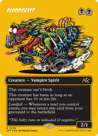 Bloodghast (Sin bordes) (Foil Primer Lugar) [Aetherdrift]