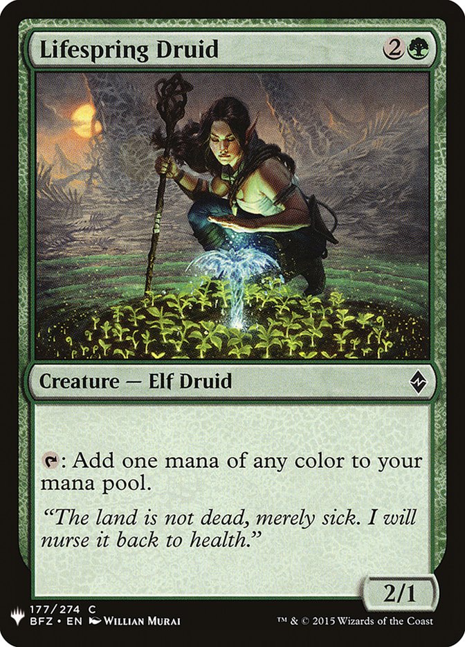 Druidesse Sources-de-vie [Mystery Booster]