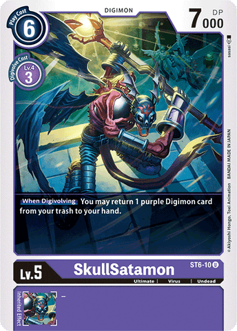 SkullSatamon [ST6-10] [Mazo de Inicio: Violeta Venenoso]
