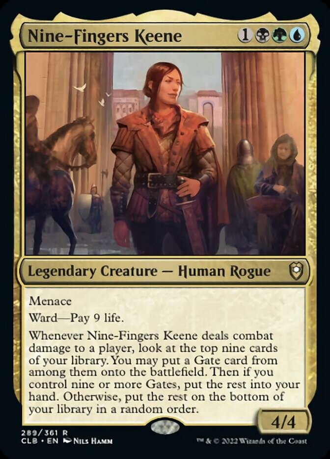 Keene aux neuf doigts [Commander Legends: Battle for Baldur's Gate]