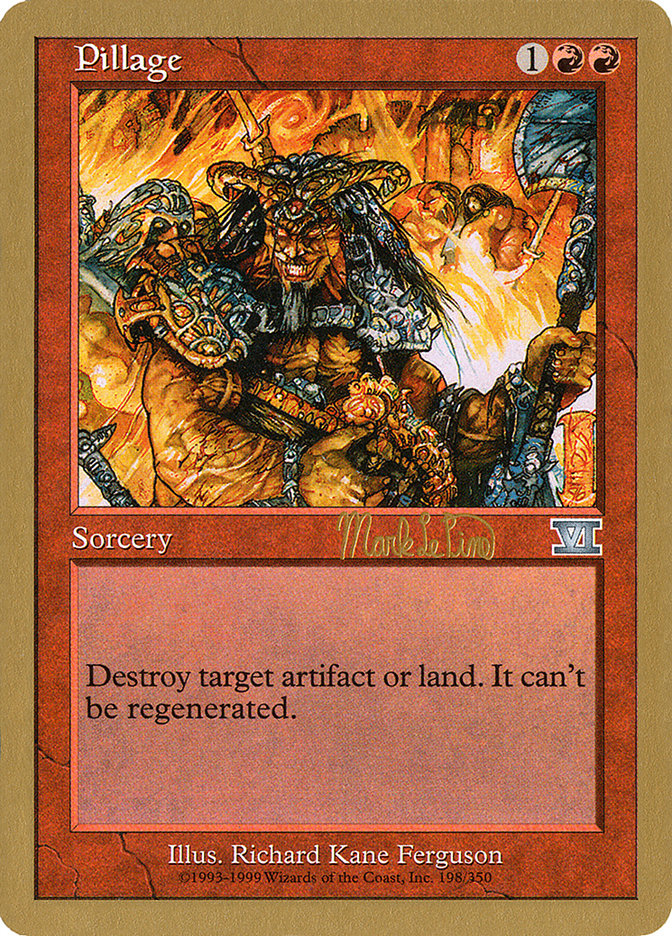 Saqueo (Mark Le Pine) [World Championship Decks 1999]