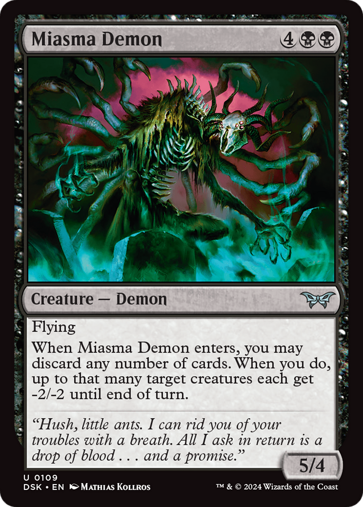 Démon de miasmes [Duskmourn: La Maison de l'Horreur]