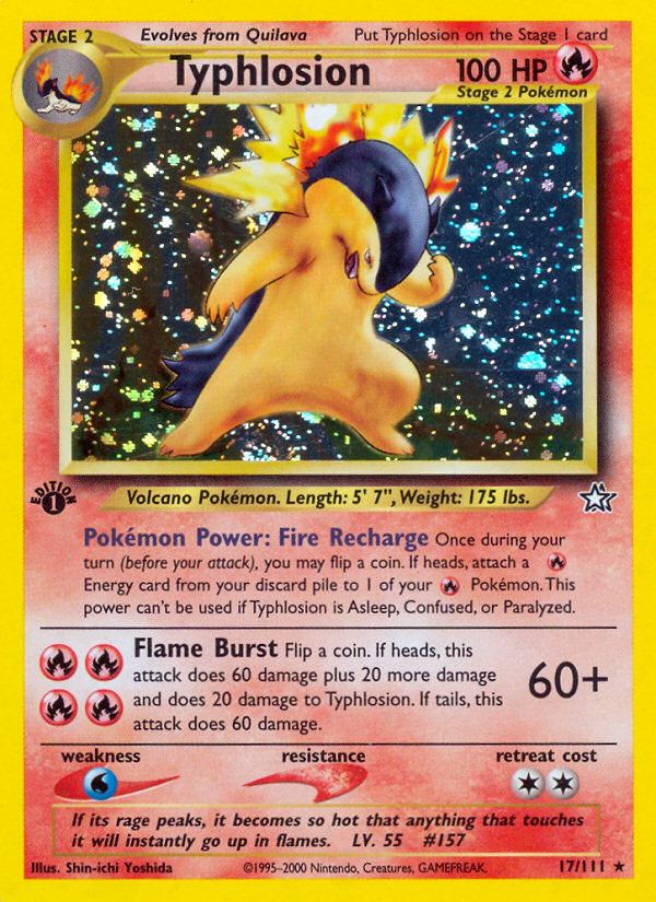 Typhlosion (17/111) [Neo Genesis 1re édition]
