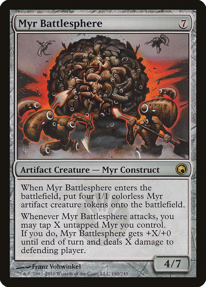 Sphère de combat myr [Cicatrices de Mirrodin]
