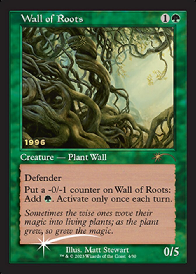 Mur de racines [Promos 30e Anniversaire]