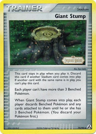 Tocón Gigante (75/92) (Sellada) [EX: Fabricantes de Leyendas]