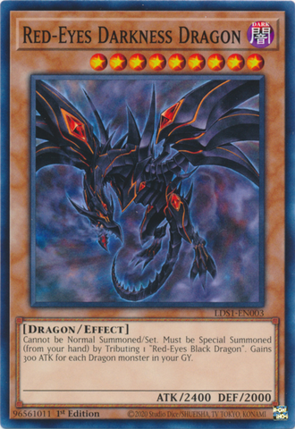 Dragón Oscuro de Ojos Rojos [LDS1-EN003] Común