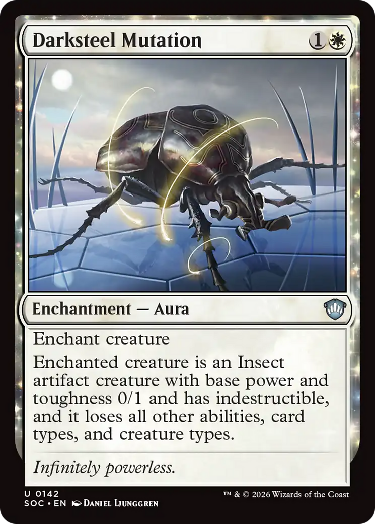 Mutación de acero oscuro [Secrets of Strixhaven Commander]