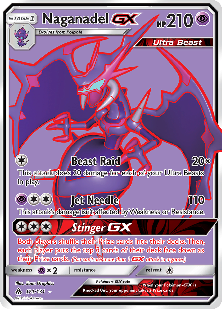 Naganadel GX (121/131) [Soleil et Lune : Lumière Interdite]