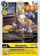 Renamon [BT10-032] [Cartas de prelanzamiento de Xros Encounter]