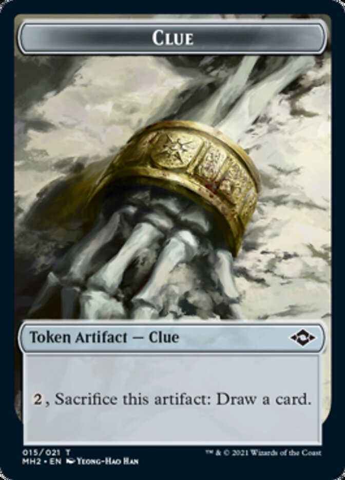 Indice (15) // Jeton Zombie Army double face [Jetons Modern Horizons 2]
