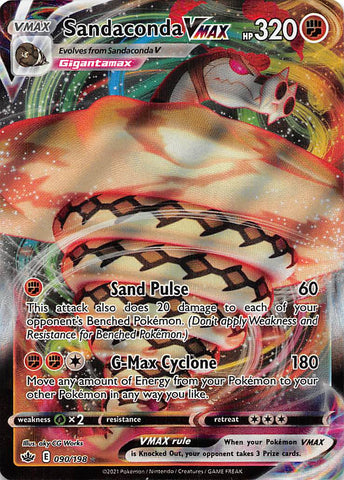 Sandaconda VMAX (090/198) [Épée et Bouclier : Règne de Glace]