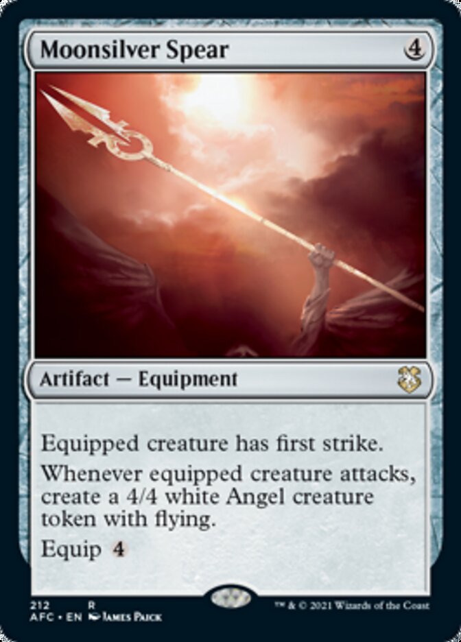 Lance d'argent lunaire [Magic: The Gathering – Commander Légendes : La bataille du Pont des Étoiles]
