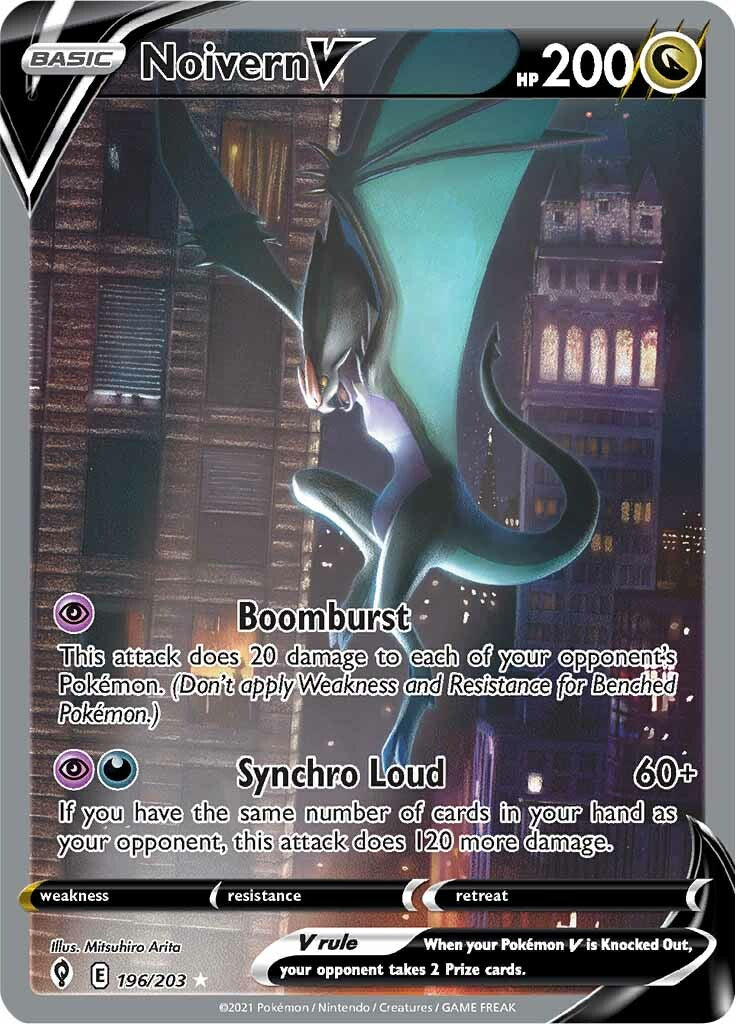 Noivern V (196/203) [Épée et Bouclier : Ciel Évolutif]