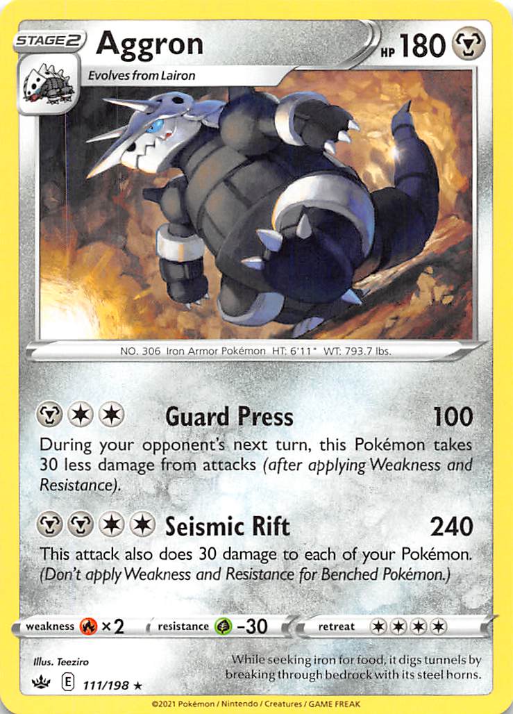 Aggron (111/198) [Épée et Bouclier : Règne de Glace]