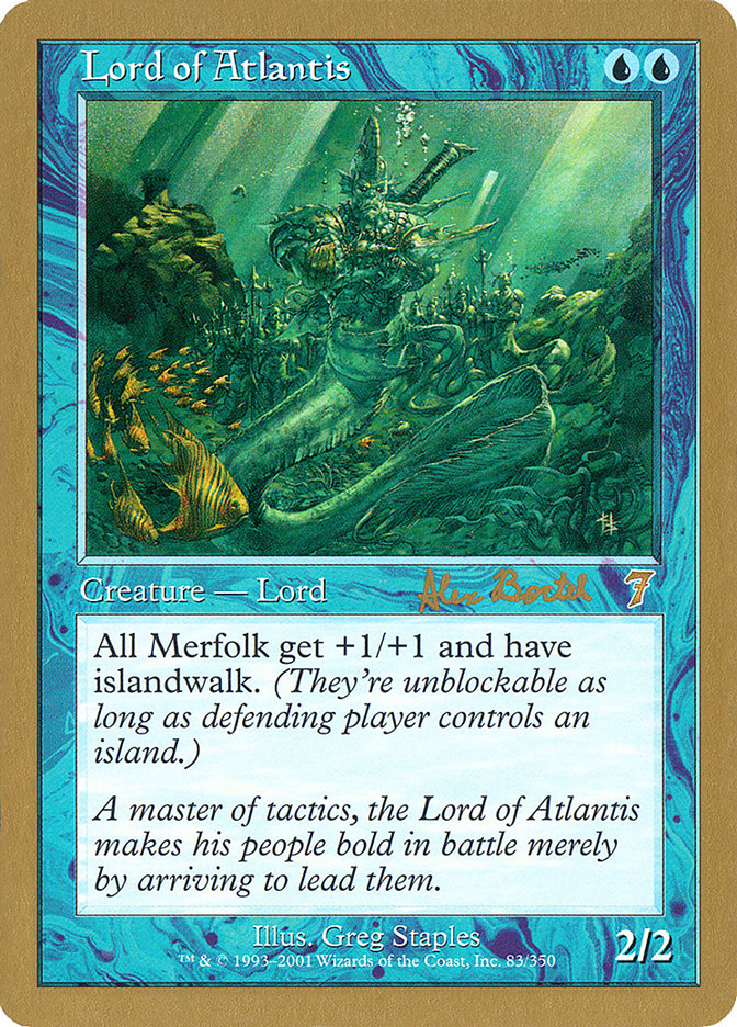 Seigneur d'Atlantis (Alex Borteh) [Decks des Championnats du Monde 2001]