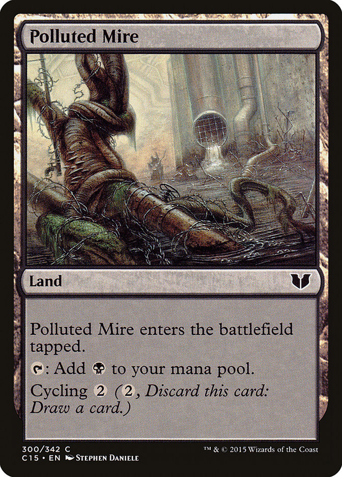 Étendue marécageuse polluée [Commander 2015]