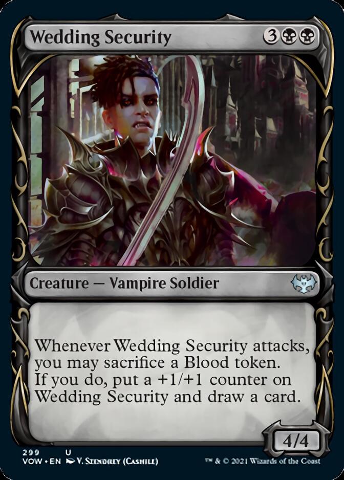Seguridad nupcial (marco de exposición de colmillo) [Innistrad: Voto de lealtad]