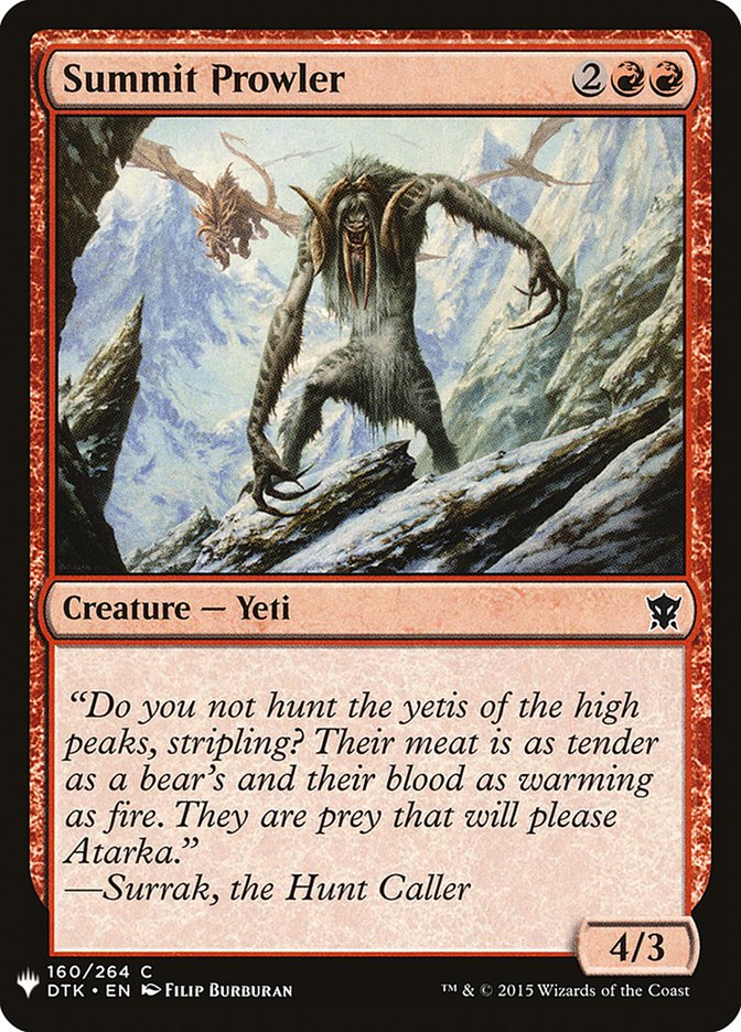 Rôdeur des pics [Mystery Booster]