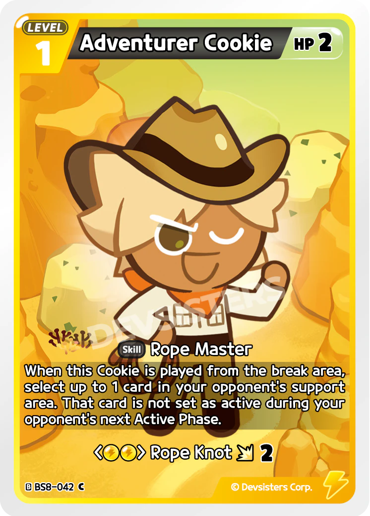 Image for Adventurer Cookie (BS8-042) (BS8) - CookieRun: Braverse TCG