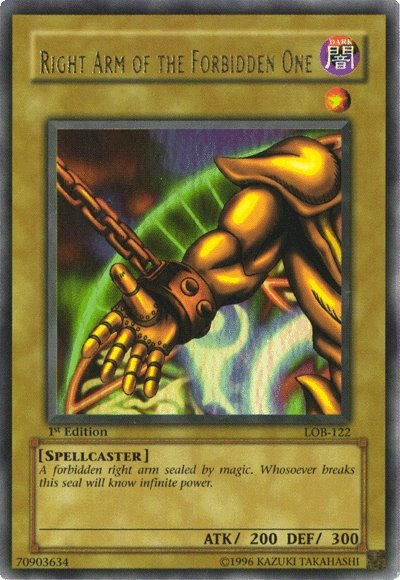 Bras Droit de l'Interdit [LOB-122] Ultra Rare