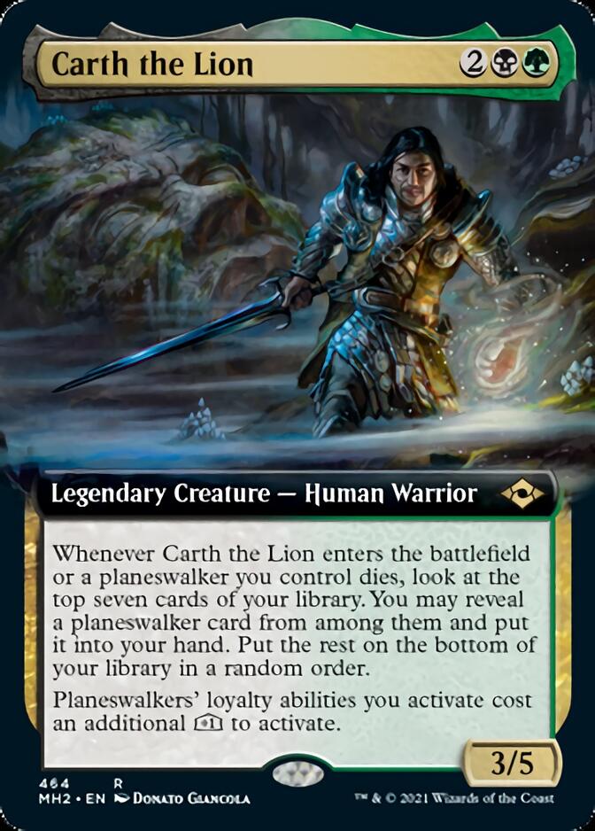 Carth le Lion (Art étendu) [Modern Horizons 2]