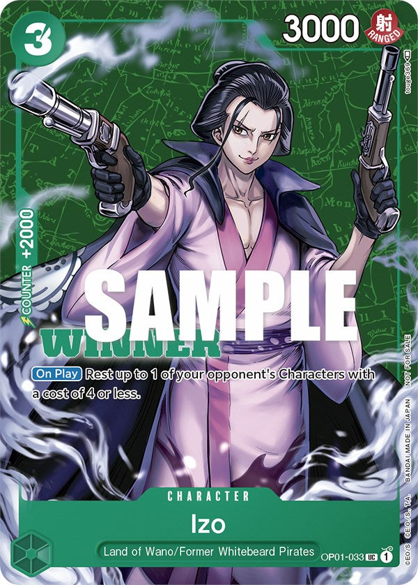 Izo (Paquete de Torneo Vol. 2) [Ganador] [Cartas Promocionales de One Piece]