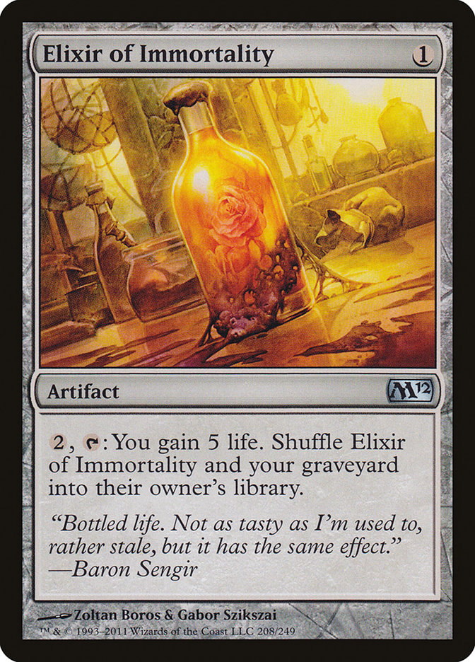 Elixir de inmortalidad [Magic 2012]