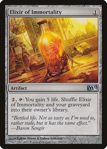 Elixir de inmortalidad [Magic 2012]