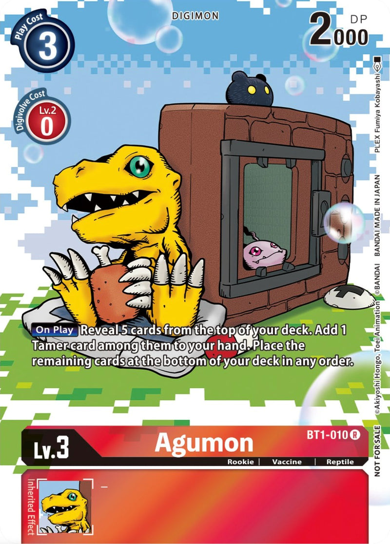 Agumon [BT1-010] (Paquete Especial Conmemorativo del 25.º Aniversario) [Promociones de Sobres de Mejora Especiales de Lanzamiento]