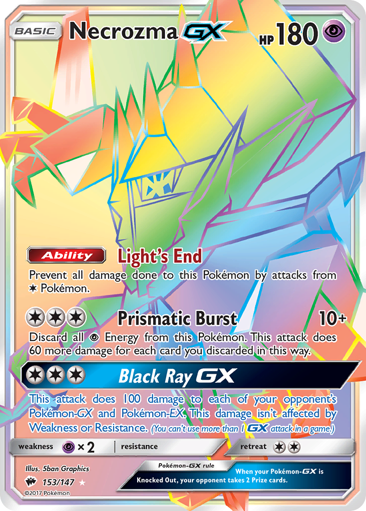 Necrozma GX (153/147) [Soleil et Lune : Ombres ardentes]