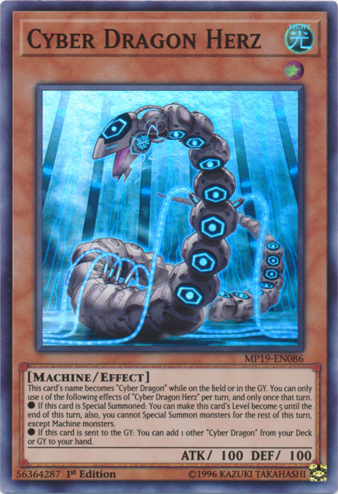 Cyber Dragón Herz [MP19-EN086] Super Rara