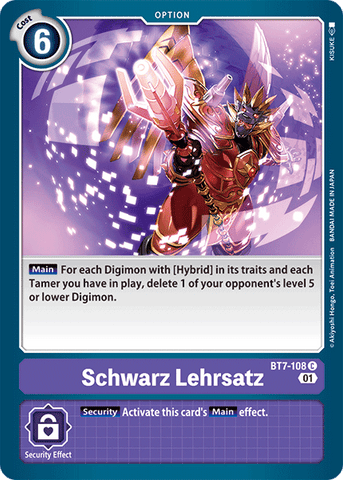 Teorema de Schwarz [BT7-108] [Next Adventure]